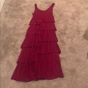 Maroon Maxi Dress